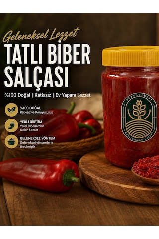 Tatlı Biber Salçası Gerçek Gün Kurusu