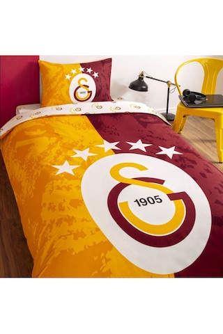 Tek Kişilik Nevresim Tak. Çarşafı Lastikli Galatasaray 5. Yıldız