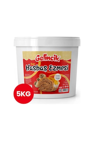 Sarı Haşhaş Ezmesi 5 Kg - Hamur İşlerinde & Kahvaltılık Doğal Katkısız Ezme