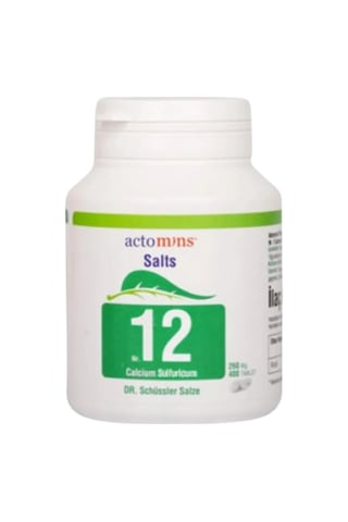 Schüssler Dr. Tuzları Nr.12 Calciumsulfuricum 400 Tablet