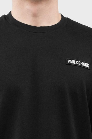 Paul & Shark Erkek T Shirt 24411077 011 Siyah SIYAH Siyah