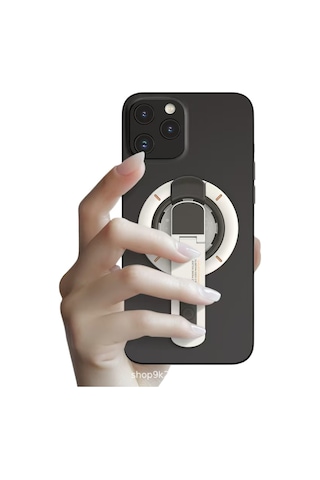 Snapbuy Manyetik Telefon Standı Stres Giderici, Mıknatıslı Tasarım Beyaz