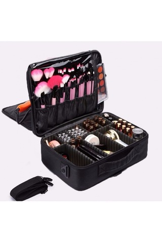 Moveevo Büyük Kapasiteli Profesyonel Basit Taşınabilir Kozmetik Çantası Kadın Tarzı Süper Popüler Aliexpress Makyaj Sanatçısı