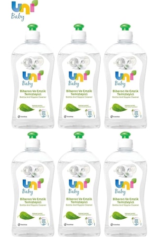 Uni Baby Biberon Ve Emzik Temizleyici 500Ml (Yeni) 6 Lı Set