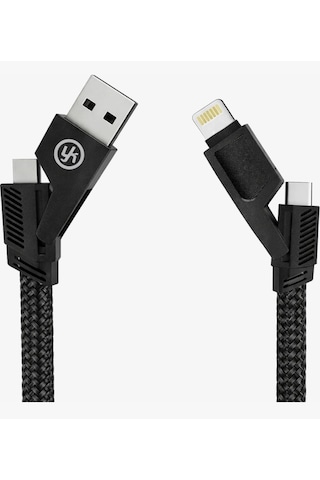 38w Turbo Hızlı Şarj Aleti 5in1 Kablolu-usb-c Pd & Usb-a Qc 3.0 Adaptör Kablo Set Halinde