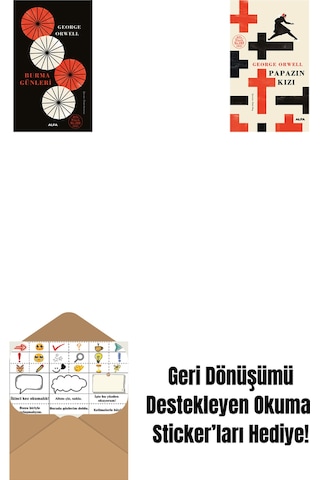 Burma Günleri Ciltli + Papazın Kızı Ciltli + Okuma Sticker'ları