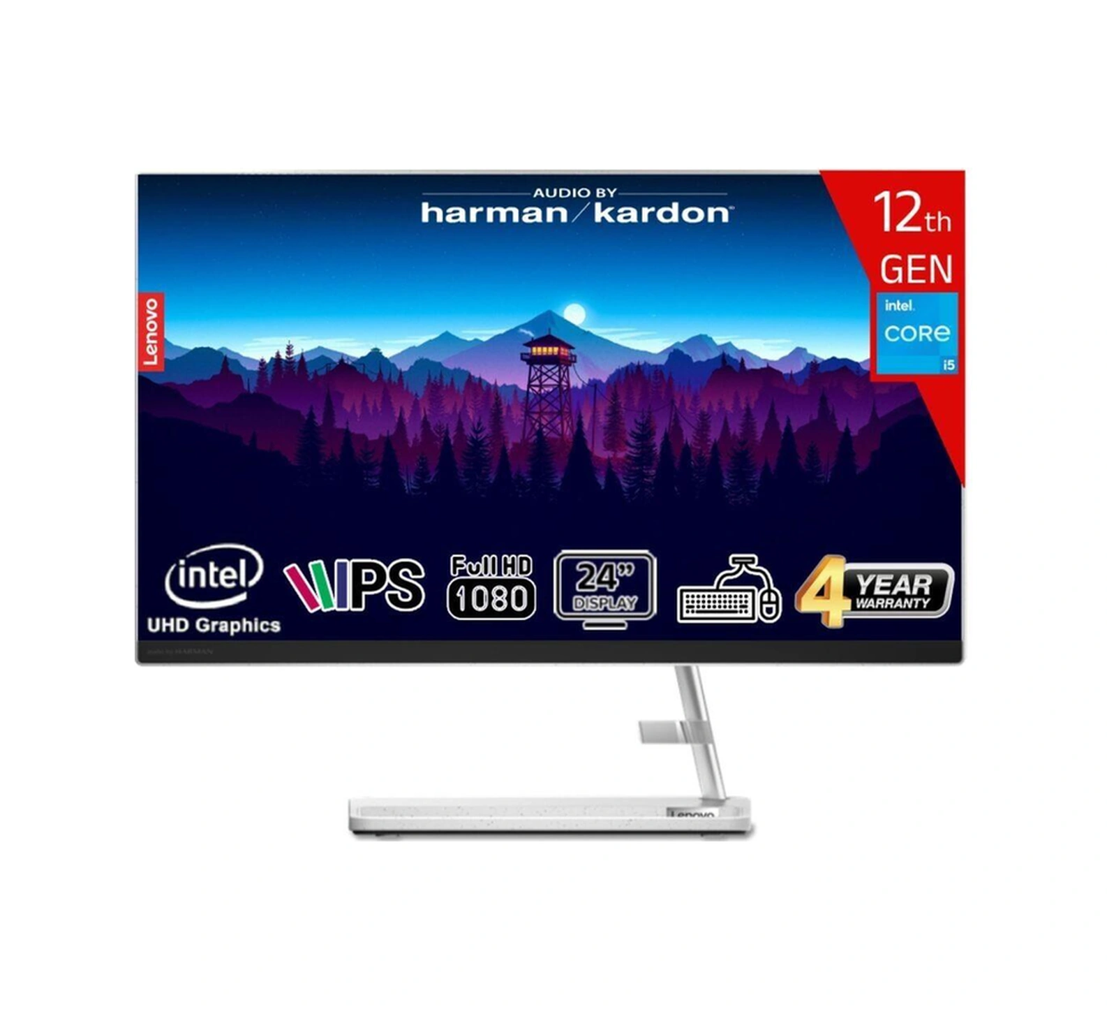 Lenovo Ideacentre Aıo 3 24ıap7 Intel Core I5-12450h 8gb 512gb Ssd Intel Uhd Graphics 23.8 Fhd Ips Freedos F0gh01gdtr-8512 Klavye+mouse Beyaz All In One Bilgisayar-18254