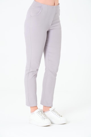 Sortie Collection Tek Düğmeli Gabardin Pantalon Gri