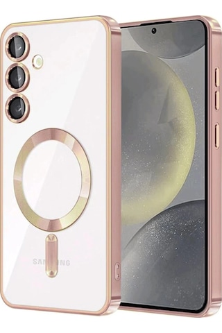 Samsung Uyumlu Galaxy A17 5g Kross Magneticsafe Kapak Gül
