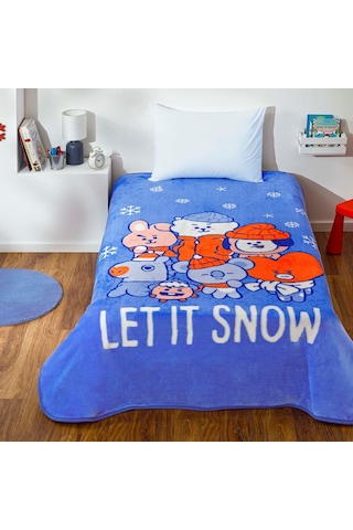 Lisanslı Bt21 Let It Snow Battaniye 000000001500215242