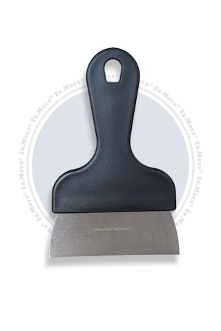 Dr.maya Geniş Metal Uçlu Spatula Siyah