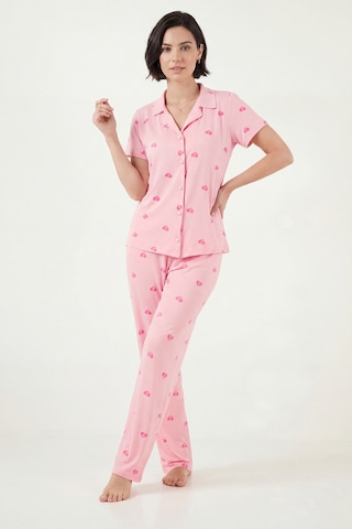 Lela Bayan Pijama Takımı 65750101y Açık Pembe
