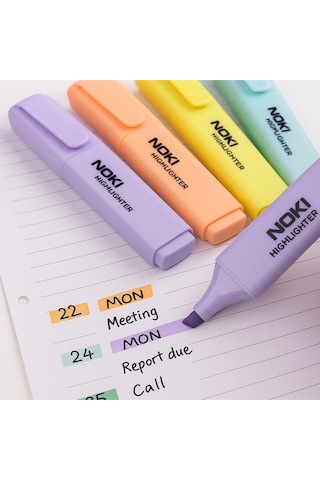 Fosforlu Kalem Seti 10 Renk Pastel + Neon Çok Renkli