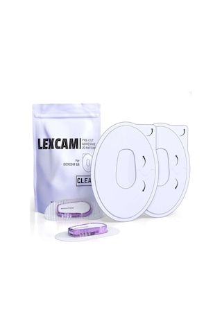 Lexcam Dexcom G6 Sensör Uyumlu Su Geçirmez Yapışkan Yama 30 Adet
