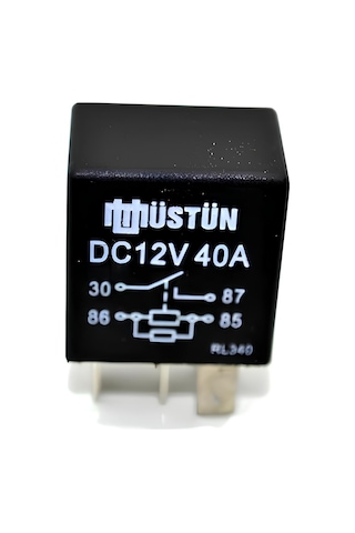Mikro Röle 12v 40a 4p 4 Fişli Dirençli Çift Platin