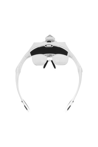 Kafa Montaj Gözlük Büyüteç Usb Şarj Büyüteç 2 Led Işıkları İle Takı El Sanatları İzle Hobi 5 Lensler 1.0x 1.5x 2.0x 2.5x 3.5x Yakın Çalışma İçin