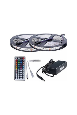 Şerit Led Rgb 10 Metre Set 44 Tuş'Lu Kumanda 20 Renk (3) Çip 5050
