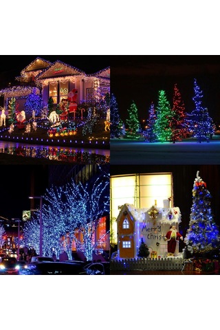 Dianziye 5m 50 Led Işık Zinciri 4.5v 3w Ip65 Su Geçirmez Renkli Pillerle Çalışır Romantik Partiler İçin