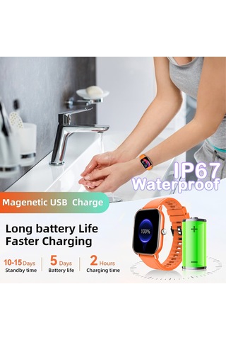 Teltree Dafit SW023 Bt 5.3 Ip67 Su Geçirmez Akıllı Saat (İthalatçı Garantili)