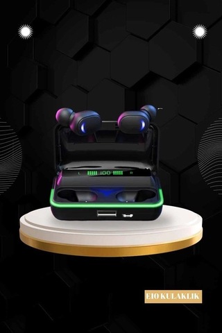 Mey İthalat Powerbank Bluetooth Kulaklık Ve Akıllı Saat 7 Kordonlu Metal Kordon Plastik Kordon