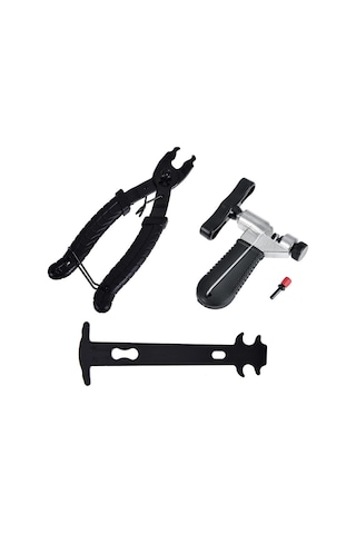 Geeksen Mountain Bisiklet Zincir Tamiri Seti: Kaliper + Zincir Bölücü + Bükme Aleti İle Kolay Kurulum Ve Tamir Çok Renkli