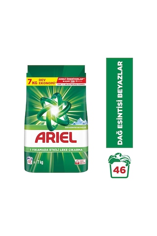 Ariel Dağ Esintisi 7 Kg Hızlı Çözünme Toz Çamaşır Deterjanı