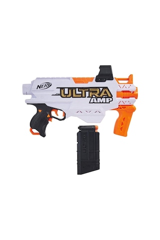 Nerf Ultra Amp Pilli Dart Tabancası - 6 Adet Ultra Dart Dahil - Pilli Hızlı Ateşleme Özelliği - Otomatik Oyuncak Silah