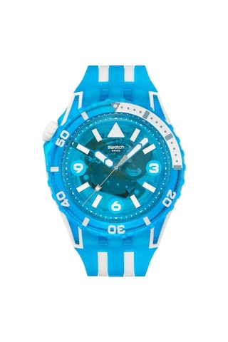 Swatch Sscu09s100 Blue Fire Erkek Kol Saati Mavi
