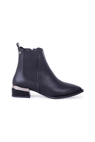 Pierre Cardin 54006 Kadın Fermuarlı Kışlık Bot Siyah