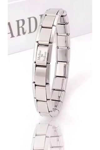 İtalyan Charm Nomi Çelik Bileklik - Kişiye Özel İsim Yazılan - Se