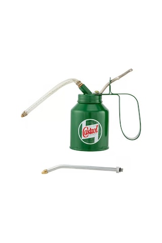Retro Yağdanlık Yeşil Pompalı 200ml / Castrol
