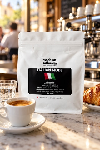Italian Mode Filtre Ve Espresso Harmanı 200 Gr %100 Arabica Yıkanmış & Natural - Filtre Makinesi İçin Öğütülmüş