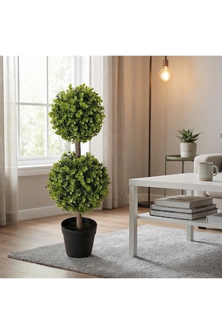 Koçtaş Yapay Bitki Şimşir 70 Cm Çok Renkli