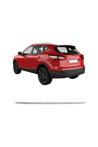 Nissan Qashqai Uyumlu 2014 Ve Üzeri Krom Bagaj Alt Çıtası Paslanmaz Çelik