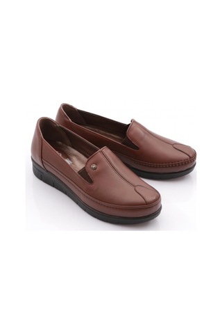 Dgn 1001 Kadın Comfort Ayakkabi Taba
