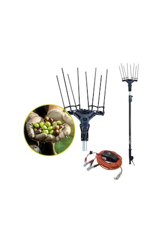 Karbonium Evo Teleskopik Zeytin Silkme Silkeleme Makinesi 12 Volt