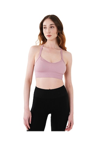 Musclecloth Nova Seamless İpli Bra Pembe