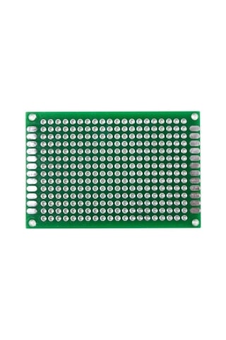 4x6cm Epoxy Çift Taraflı Delikli Plaket Genel