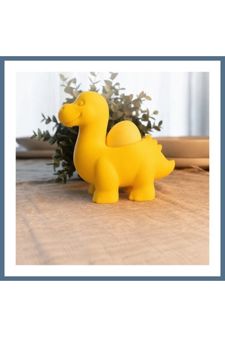 Buradabulabilirsin 3d Baskı Dinozor Yumurtalık - Sevimli Eggosaurus Yumurta Tutucu-sarı Bbz