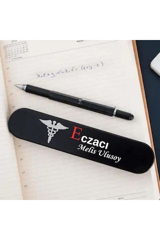 Eczacılara Özel Tasarımlı Çok Amaçlı Tükenmez Kalem Mavi