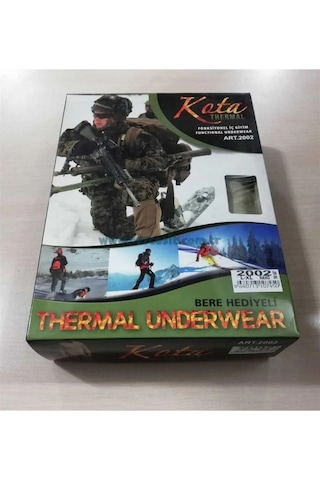 Kota Asker Termal Takım Bedelli-acemi Asker Bere Ve 1 Çift Havlu Çorap Hediyeli Haki