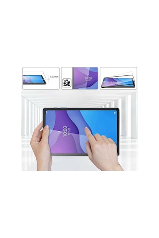 Teknocep Lenovo M10 Tb-x306f Gen.2 Uyumlu Tknc Tablet Temperli Cam Ekran Koruyucu-renksiz