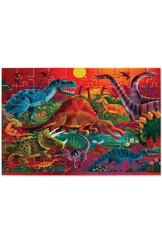 Crocodile Creek Puzzle 60 Parça Dinozorlar