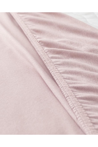 Madame Coco King Size Lastikli Pamuk Penye Çarşaf Mürdüm