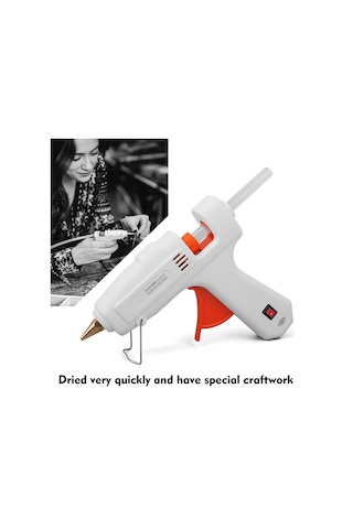 Padalink 40w Yapıştırma Tabancası Ve 10 Yapıştırma Çubuğu - Hızlı Kurur, Güçlü Yapışma, Dıy Ve Dekorasyon İçin