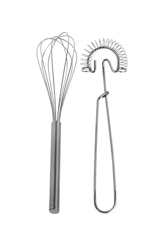 Ikea Idealisk 2'li Çırpıcı Gümüş