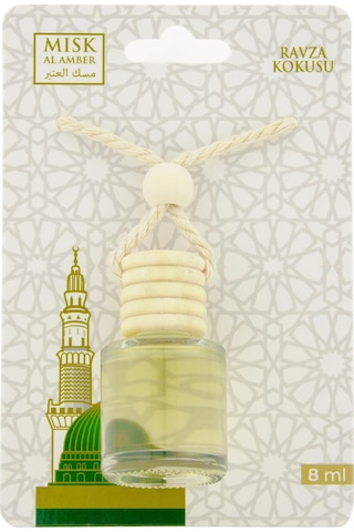 Medine Ravza Kokusu 400ml Sprey Ve Medine Ravza Kokusu 8 Ml Araba Kokusu Cam Şişe