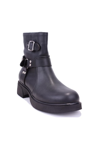 Dagoster Dza07-115307 Siyah Günlük Düz Taban Spor Kadın Bot 001