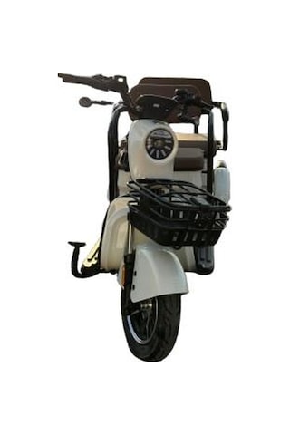 Motolux Fayton FX10 Elektrikli Motosiklet Beyaz - Krem
