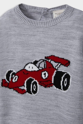 Defacto Erkek Bebek Bisiklet Yaka Araba Baskılı Kazak F2586a525wngr52 Gri